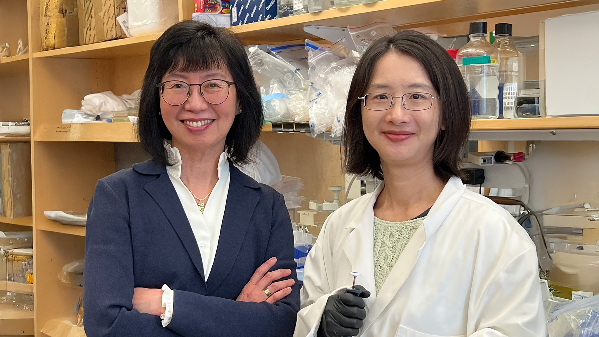 Jeannie Lee, MD, PhD and Chloe Chen, PhD Jeannie Lee, MD, PhD and Chloe Chen, PhD