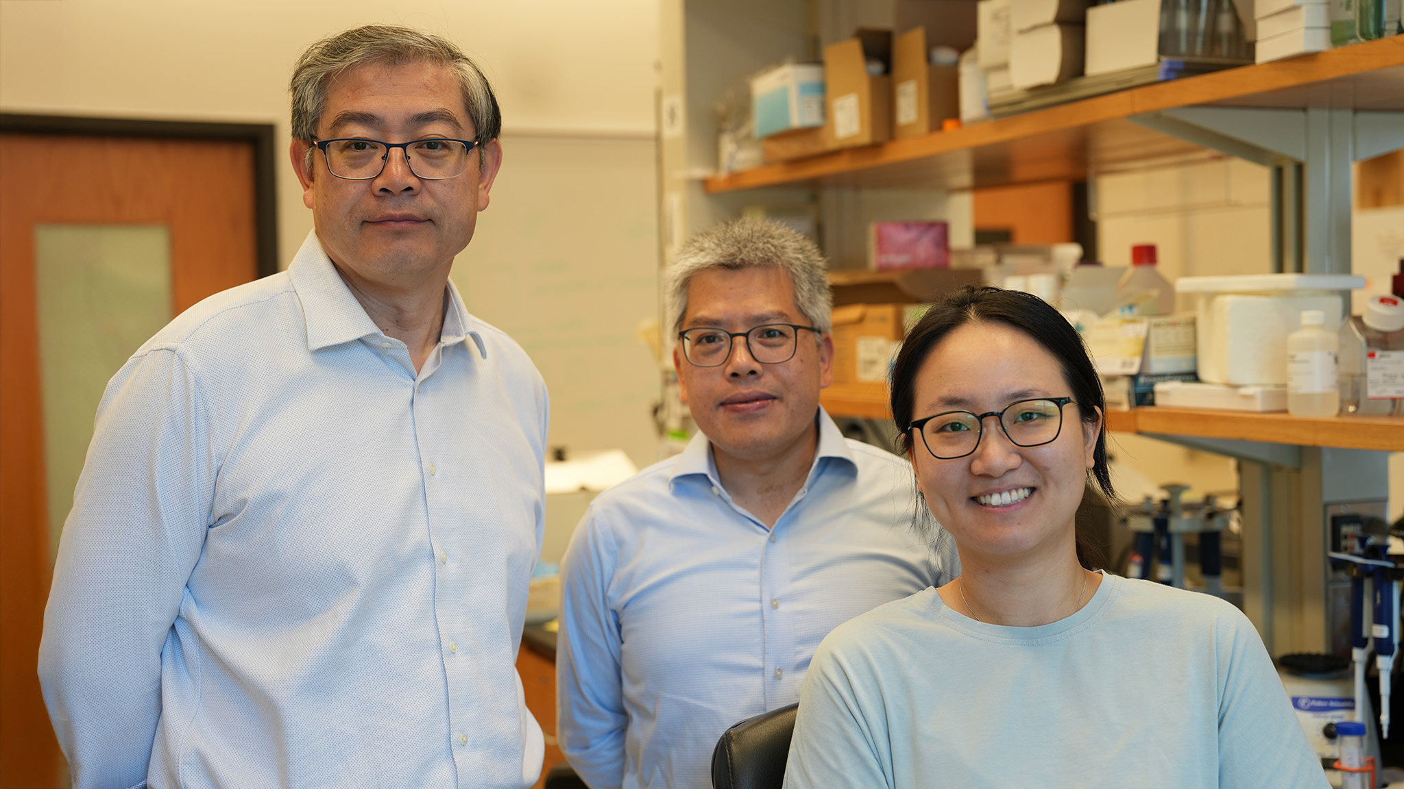 Peng-Jin-Zhexing-Wen-Jie-Xu-emory Drs. Peng Jin, Zhexing Wen, and Jie Xu