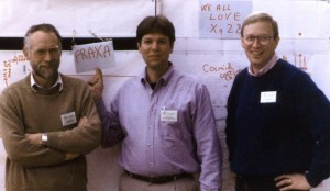 Drs. Oostra, Warren, and Nelson discovered the Fragile X gene and its FRAXA mutation in 1991.