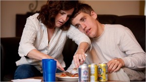 Andy Tranfaglia and his mom, Katie Clapp on the cover of the New York Times. Photo by Bryce Vickmark brycevickmark.com