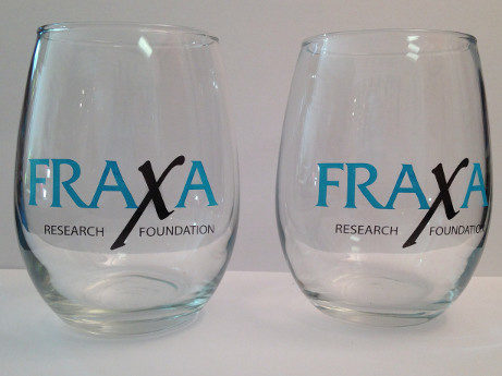 FRAXA stemless wine glasses