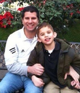 Ted Coutilish and his son, Andrew