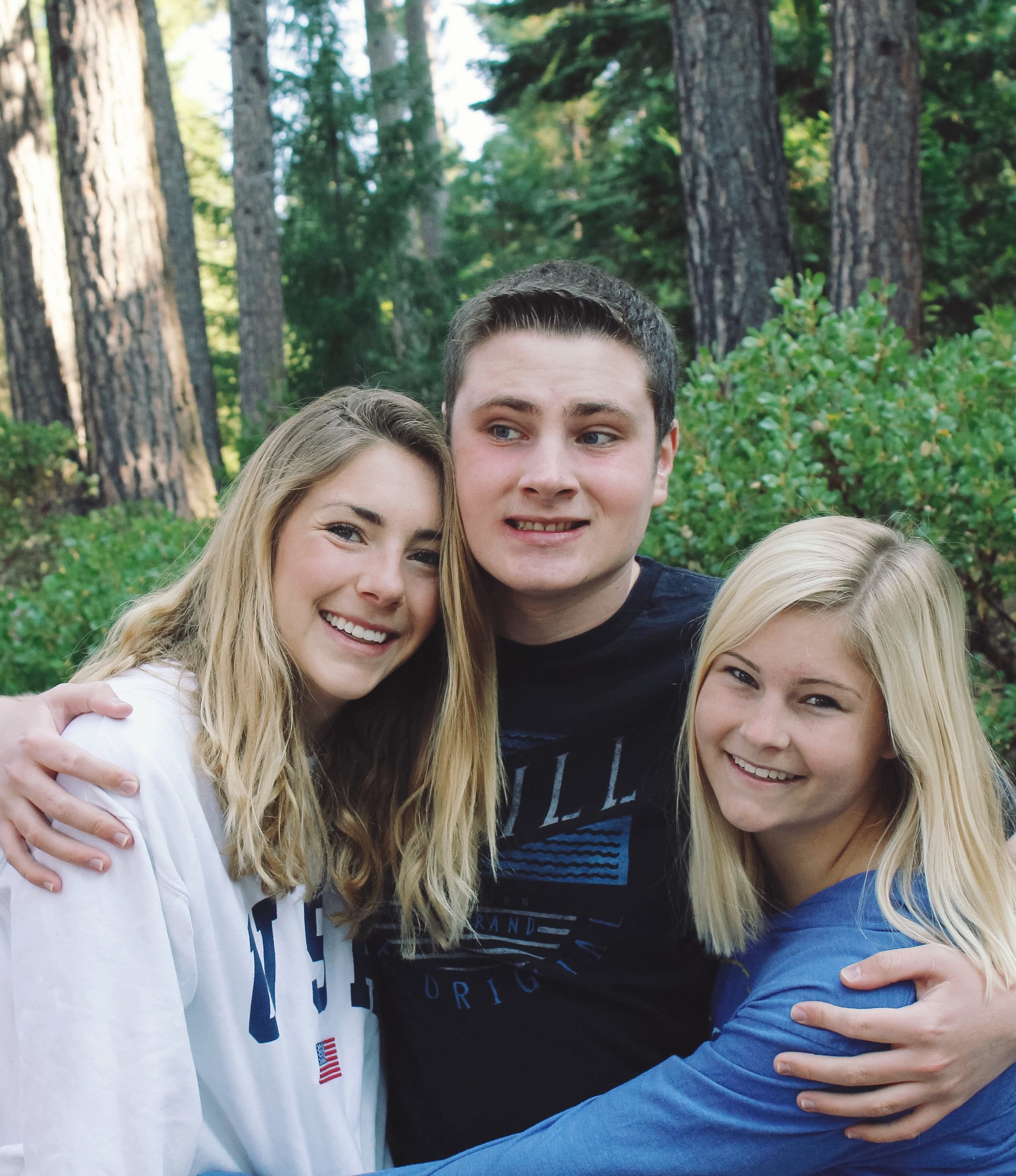 Sydney, Lucas, and Courtney Clark