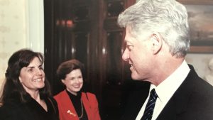President Clinton celebrating Children's Health Act