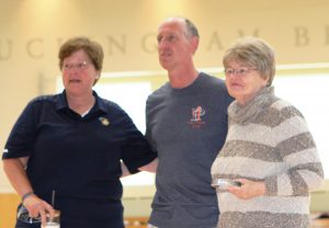Kathy Newel and Kathy Hogan with Jim Vershbow