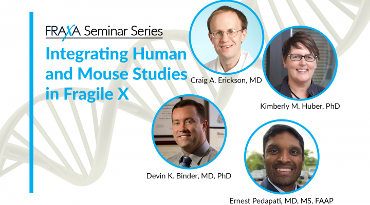 Integrating Human and Mouse Studies in Fragile X Syndrome – an NIH Center Approach Integrating Human and Mouse Studies in Fragile X Syndrome – an NIH Center Approach