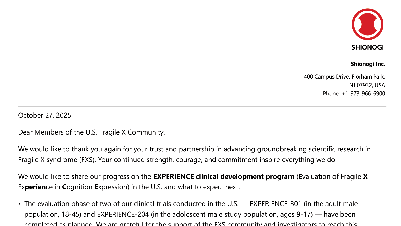 Research Updates Archives • FRAXA Research Foundation - Finding a Cure for  Fragile X Syndrome, image size:1550x872