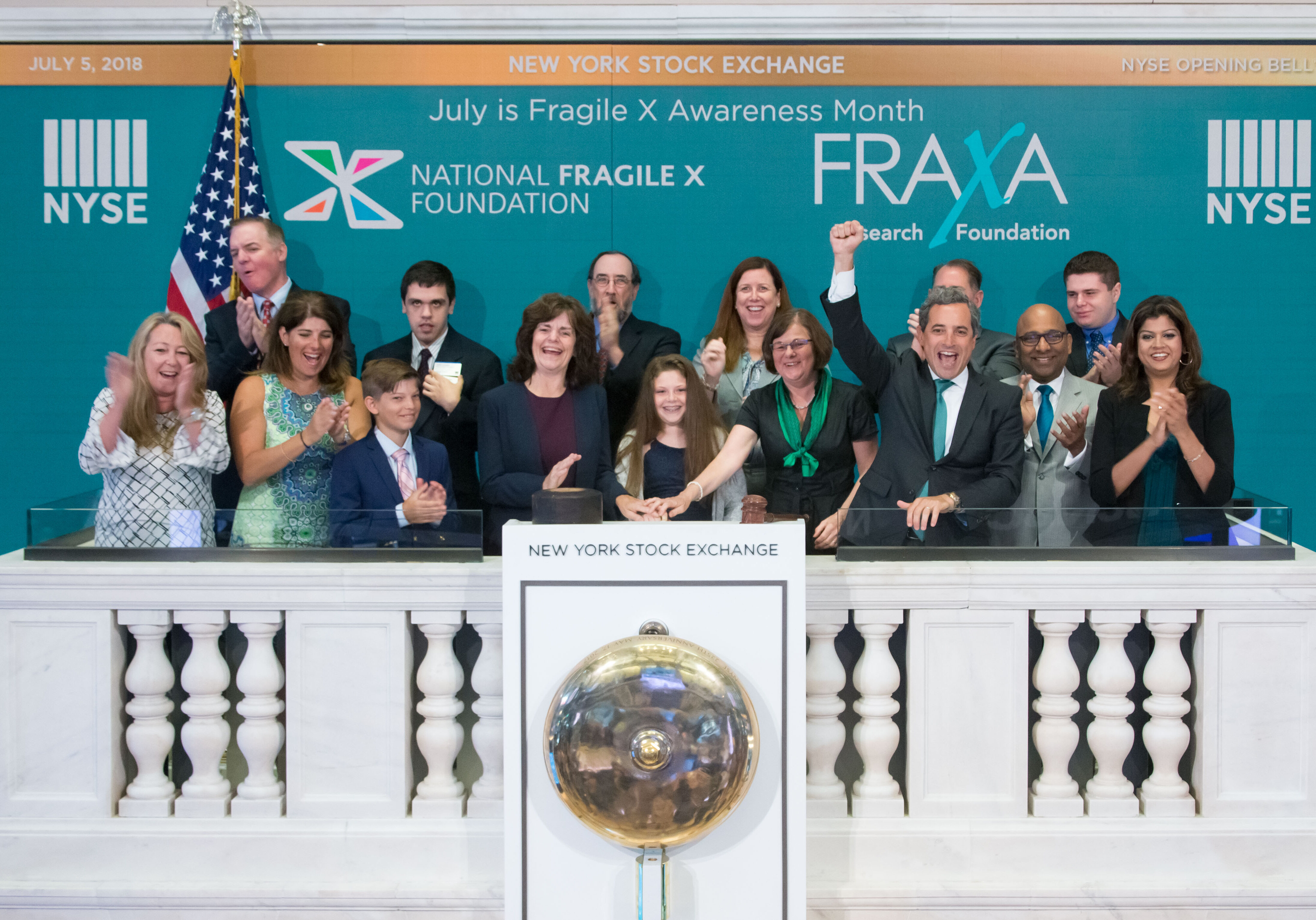 ringing the bell at the NYSE