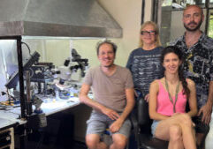 FRAXA-DVI research team in the lab conducting preclinical Fragile X drug validation studies